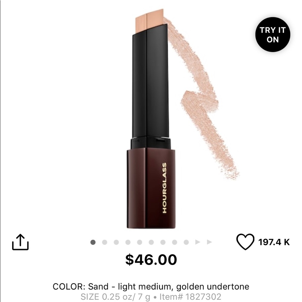 Brand New Hourglass Foundation Stick shade Sand